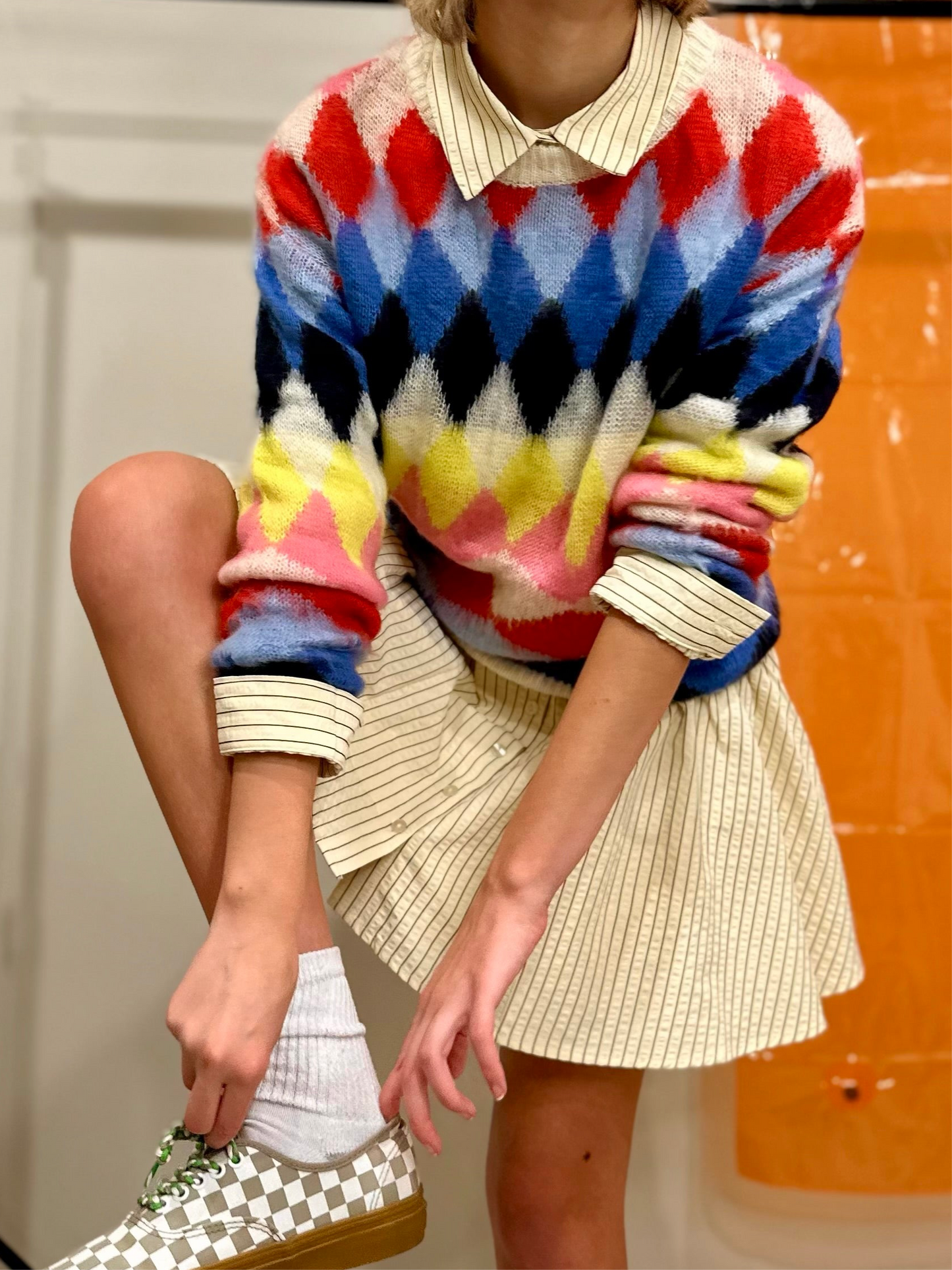 Check Mate Knit Sweater