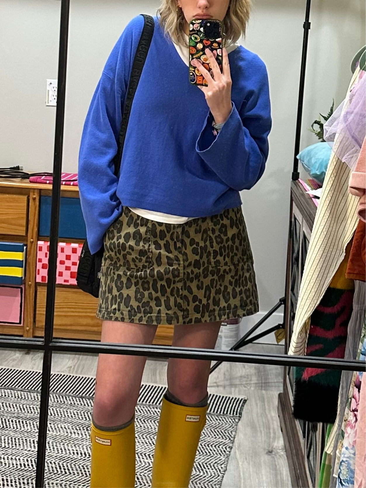 Backroad Leopard Mini Skirt
