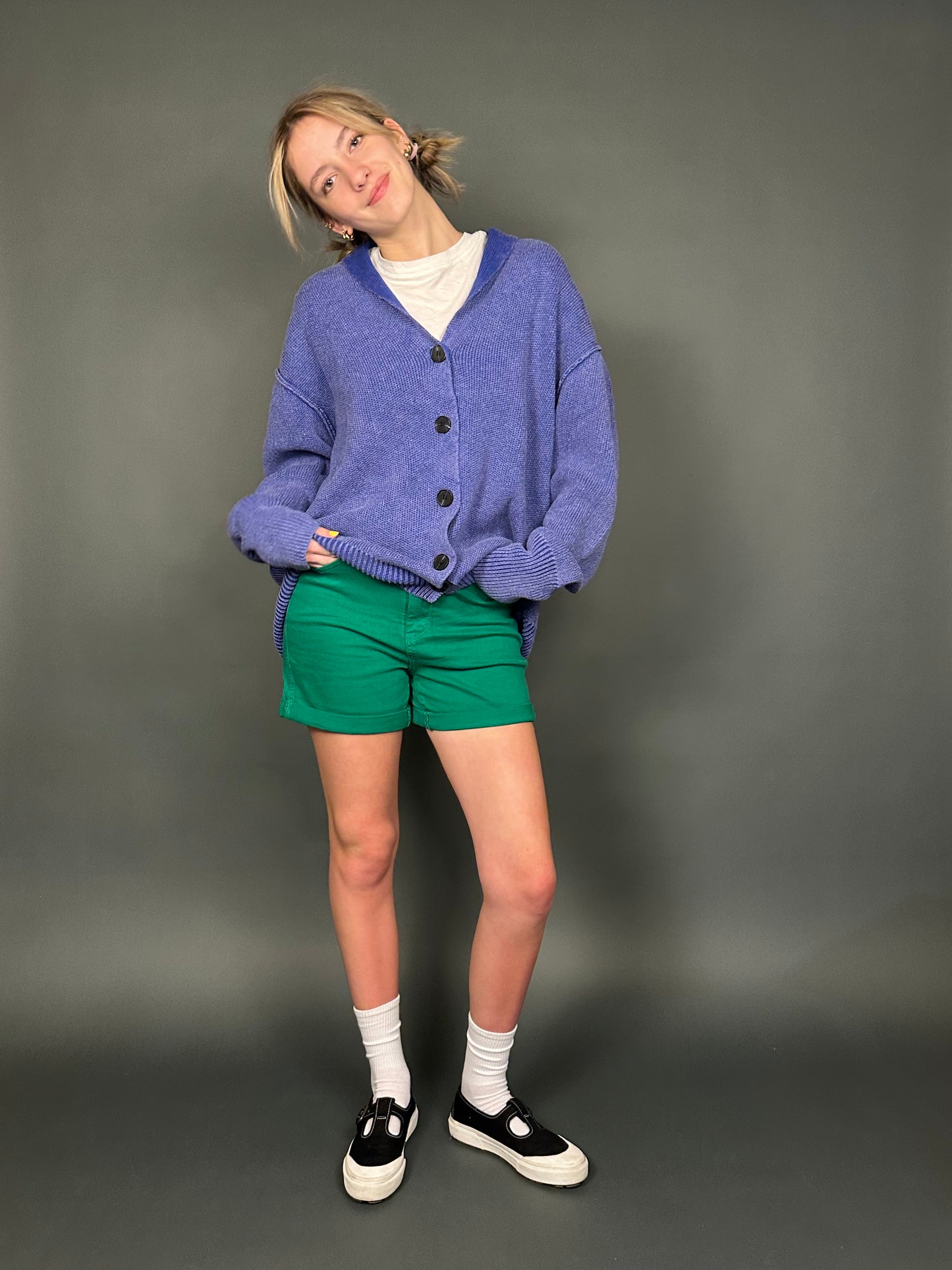 Four Leaf Denim Shorts