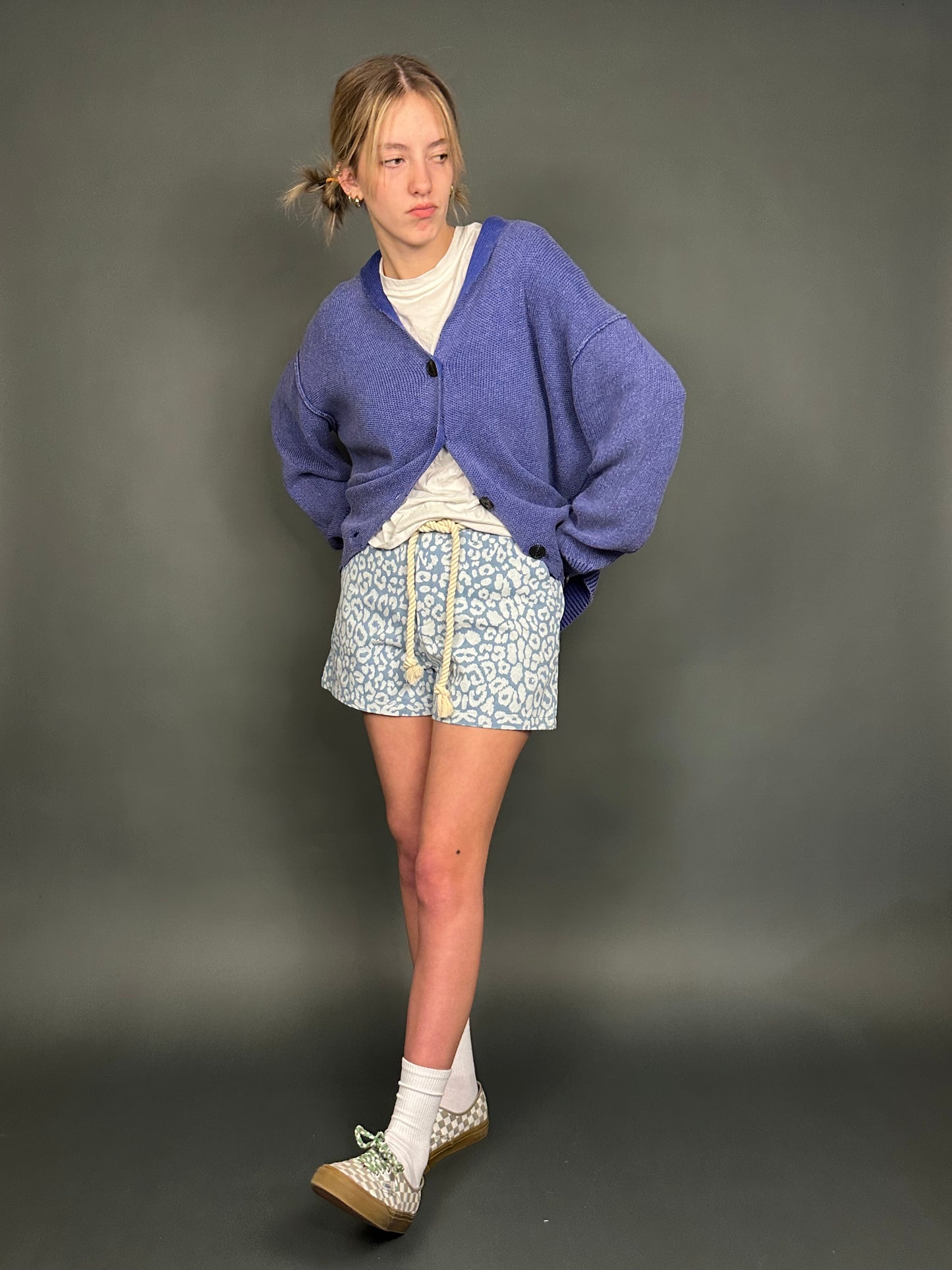 Too Cool for School Leopard Shorts