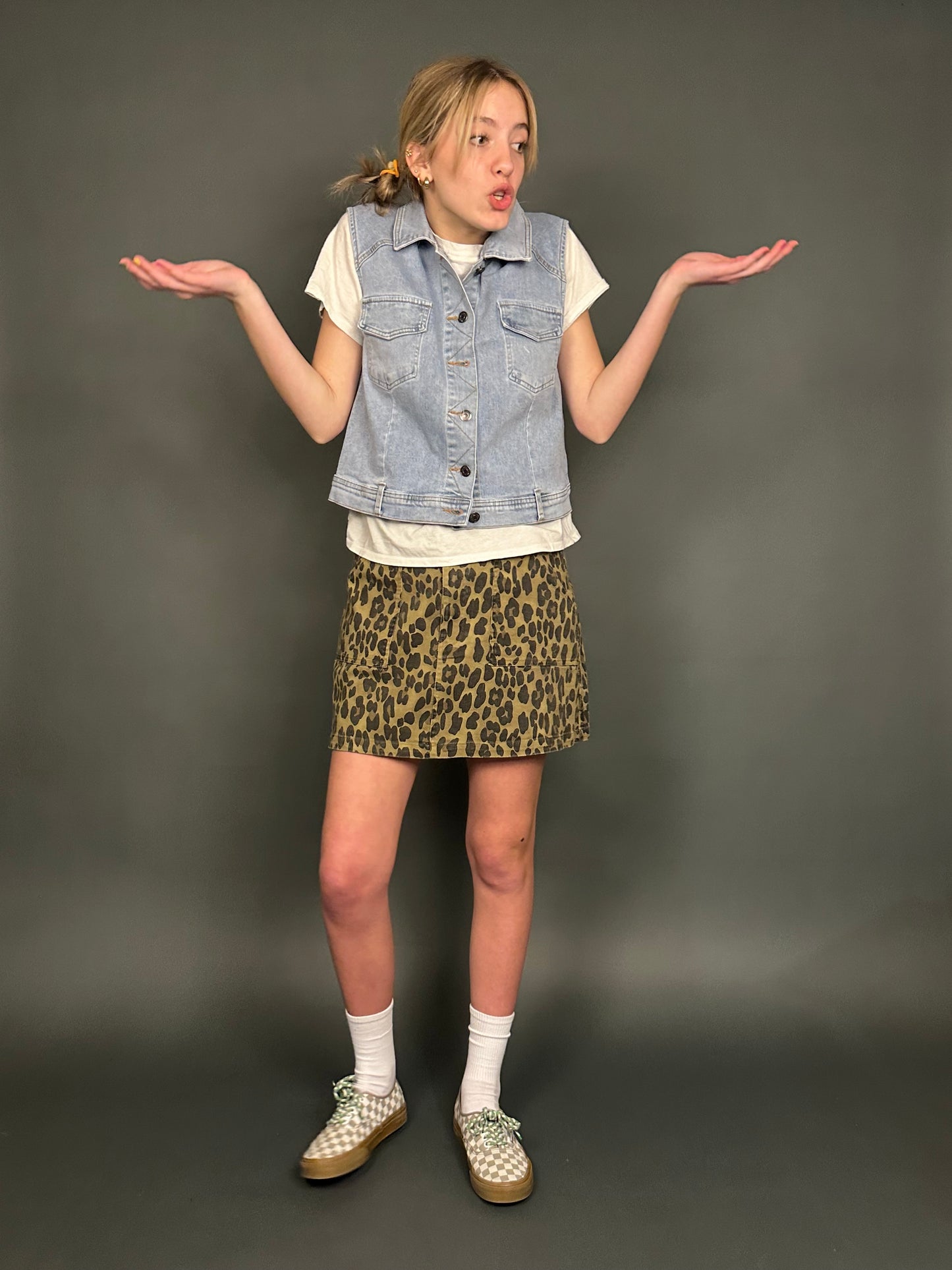 Backroad Leopard Mini Skirt