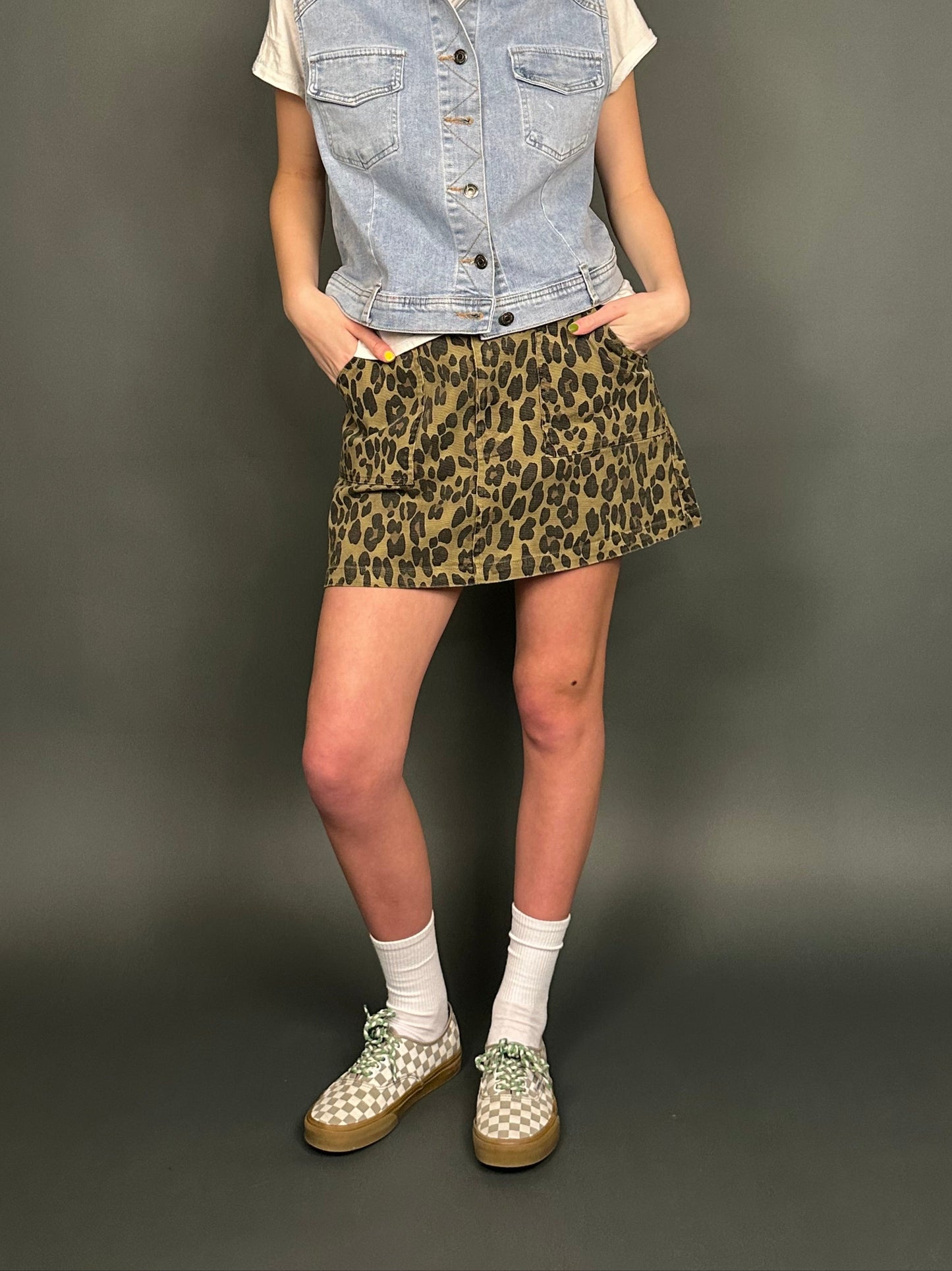 Backroad Leopard Mini Skirt