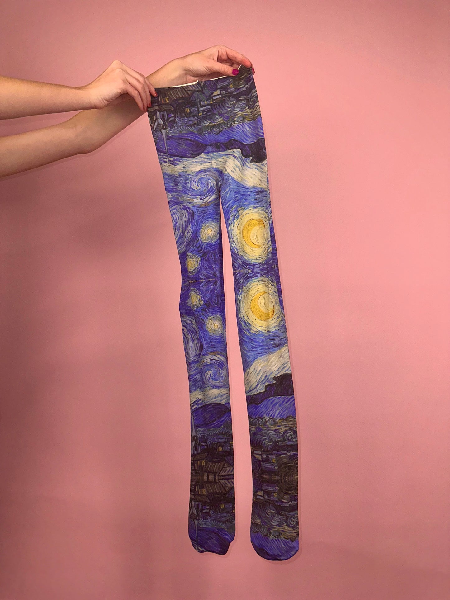 The Starry Night by Van Gogh Tights