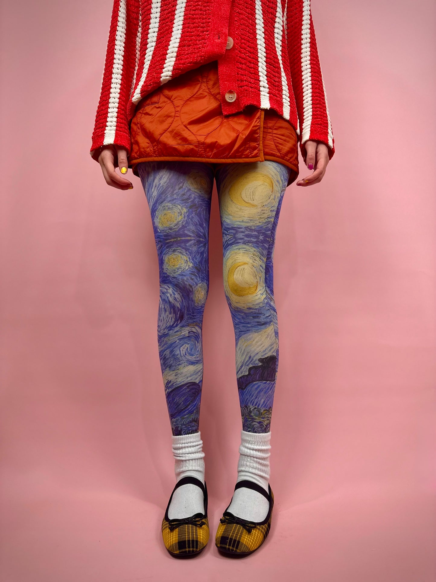 The Starry Night by Van Gogh Tights